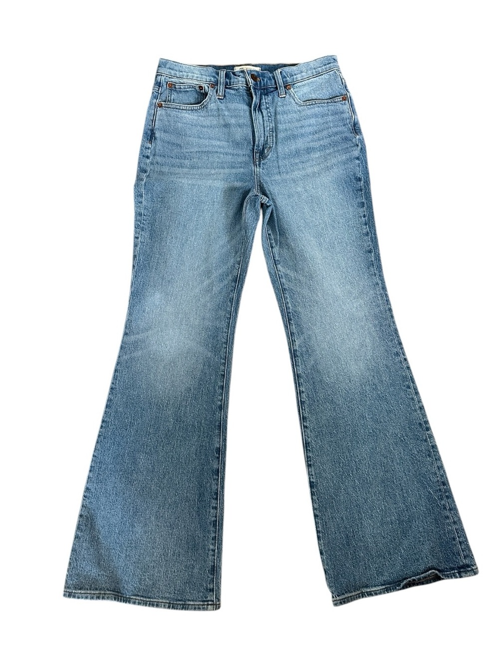 MADEWELL Perfect Vintage Flare Jeans Light Blue Denim 28" x 31" BOHO Retro Y2K
